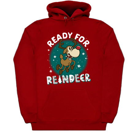 Ready for Reindeer - Santa's Rudolph - Cartoon Xmas tiny thumbnail