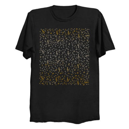 Metallic Gold Gradient Music Notes tiny thumbnail
