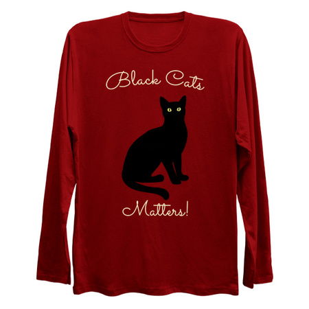 Black cats matters, Fuuny tee for black cat lovers tiny thumbnail