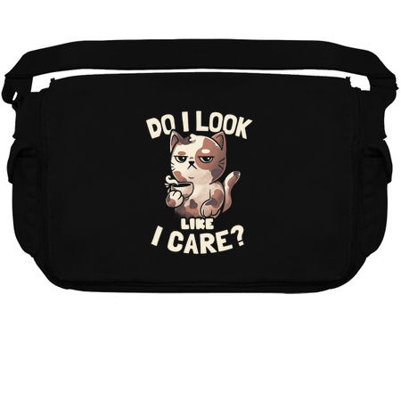 Do I Look Like I Care - Lazy Cute Coffee Cat Gift tiny thumbnail