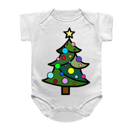 Decorated Stained Glass Christmas Tree tiny thumbnail