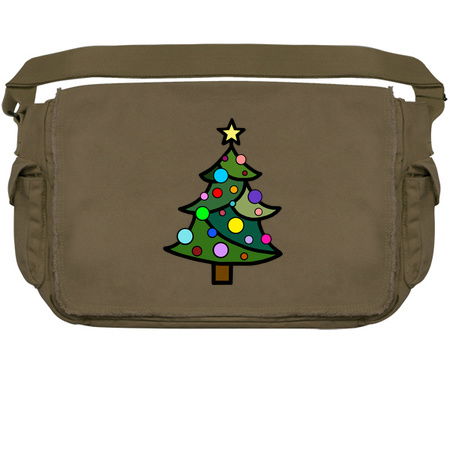 Decorated Stained Glass Christmas Tree tiny thumbnail