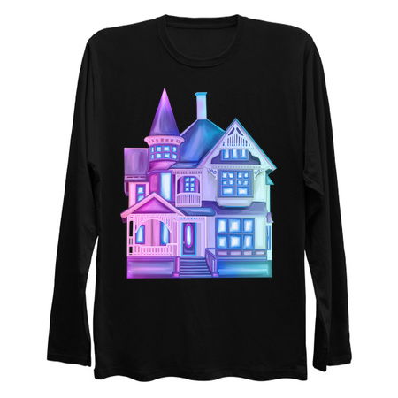 Feminine Purple Blue Gradient Victorian Dollhouse tiny thumbnail