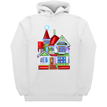 Santa Hat Whimsical Victorian Christmas House tiny thumbnail