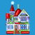 Santa Hat Whimsical Victorian Christmas House tiny thumbnail