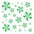 Green Round Peppermint Christmas Pattern tiny thumbnail