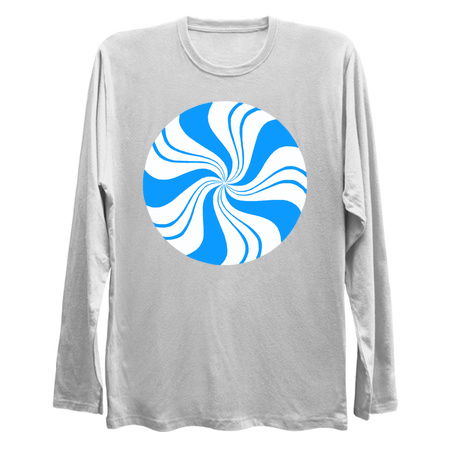 Round Blue Peppermint Christmas Candy tiny thumbnail