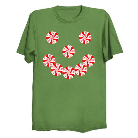 Peppermint Christmas Candy Smile Face tiny thumbnail