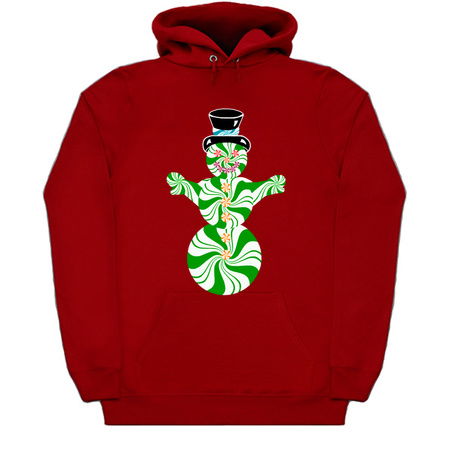 Minty Green and White Spearmint Snowman tiny thumbnail