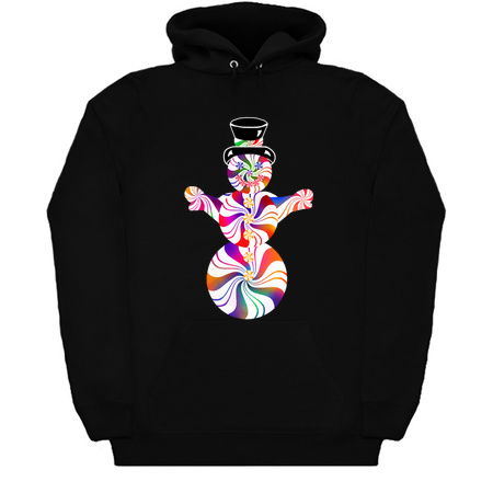 Cute Rainbow Peppermint Holiday Snowman tiny thumbnail