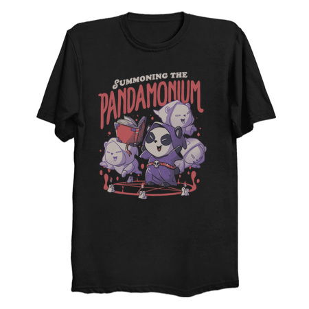 Summoning the Pandamonium - Cute Funny Evil Creepy Panda Gift tiny thumbnail