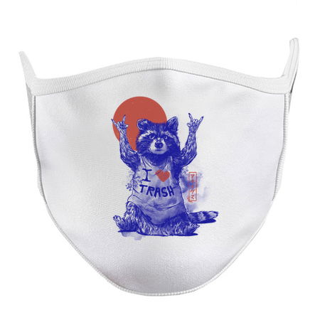 I Love Trash - Cute Funny Metal Raccoon Gift tiny thumbnail