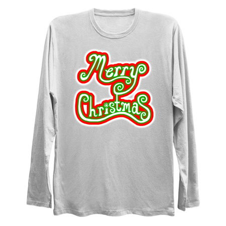 Glowing Merry Christmas Red White Green tiny thumbnail