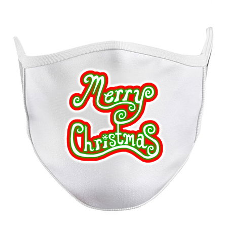 Glowing Merry Christmas Red White Green tiny thumbnail