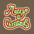 Glowing Merry Christmas Red White Green tiny thumbnail