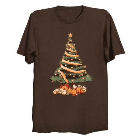 Merry Xmas Cat Tree Ugly Sweater by Tobe Fonseca tiny thumbnail