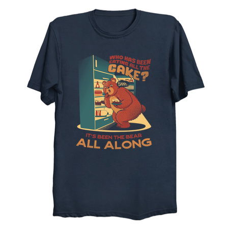 The fridge is a lie raid the fridge bear eating cake by Tobe Fonseca tiny thumbnail