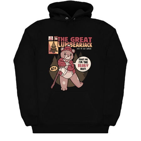 LumBearJack Hard Working Bear Forest Canadian Plaid by Tobe Fonseca tiny thumbnail