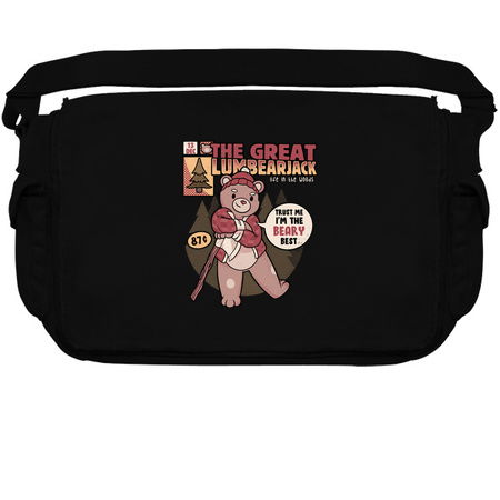 LumBearJack Hard Working Bear Forest Canadian Plaid by Tobe Fonseca tiny thumbnail