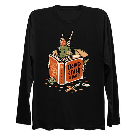 Dragon Reading a Book RPG Party Crashing by Tobe Fonseca tiny thumbnail