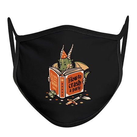 Dragon Reading a Book RPG Party Crashing by Tobe Fonseca tiny thumbnail