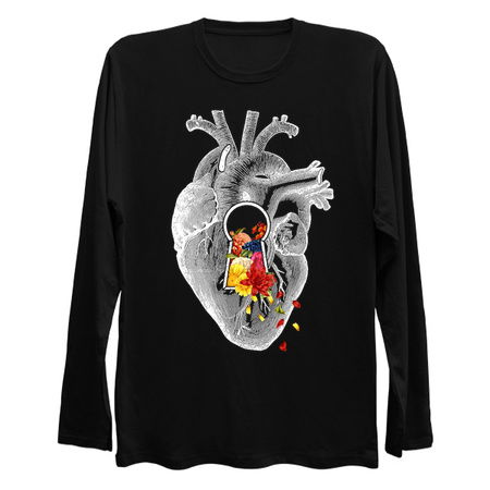 Keyhole Flower Heart Vintage Collage by Tobe Fonseca tiny thumbnail