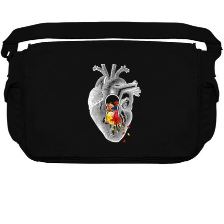 Keyhole Flower Heart Vintage Collage by Tobe Fonseca tiny thumbnail