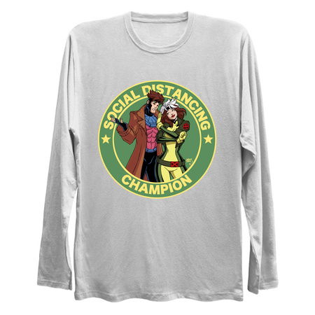 Rogue and Gambit Social Distancing Champions No Mistletoe tiny thumbnail