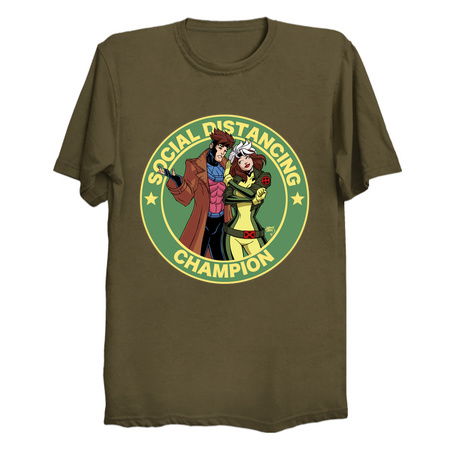 Rogue and Gambit Social Distancing Champions No Mistletoe tiny thumbnail