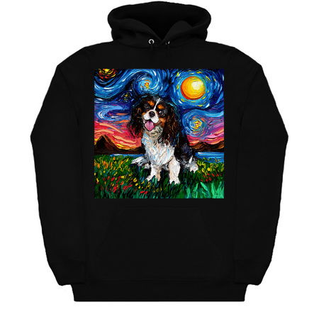 Tri Color Cavalier King Charles Spaniel Night tiny thumbnail