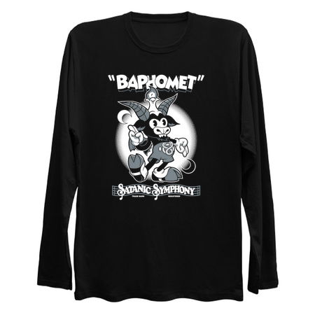 Baphomet - Vintage Cartoon Rubber Hose Devil - Satanic Symphony tiny thumbnail