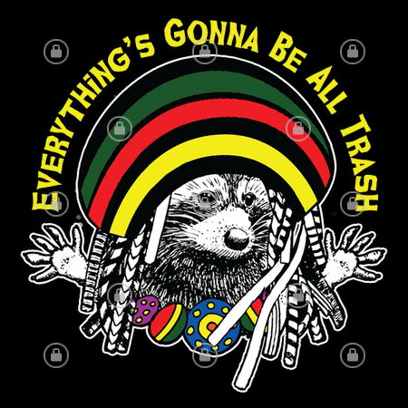 Rasta Raccoon - NeatoShop