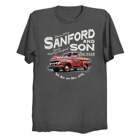 Sanford and Son We buy and Sell Junk Beat Up Red Truck tiny thumbnail