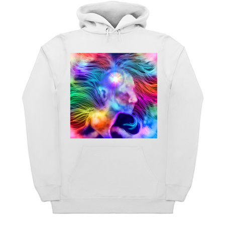 Psychedelic Rainbow Woman Silhouette tiny thumbnail