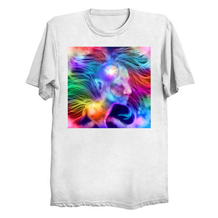 Psychedelic Rainbow Woman Silhouette tiny thumbnail