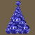 1970's Indigo Disco Christmas Tree tiny thumbnail