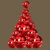 Jolly Red Disco Ball Christmas Tree tiny thumbnail