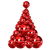 Jolly Red Disco Ball Christmas Tree tiny thumbnail