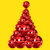 Jolly Red Disco Ball Christmas Tree tiny thumbnail
