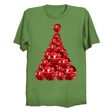 Jolly Red Disco Ball Christmas Tree tiny thumbnail