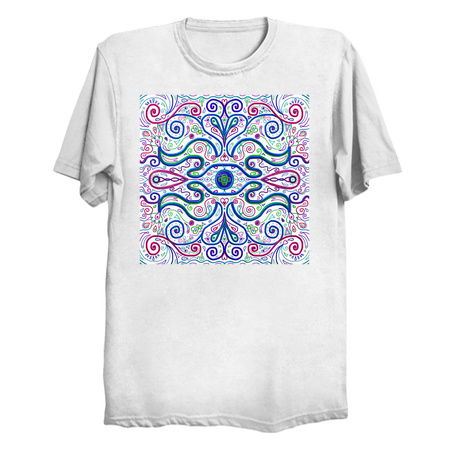 Psychedelic Eye Linear Symmetry Pattern tiny thumbnail