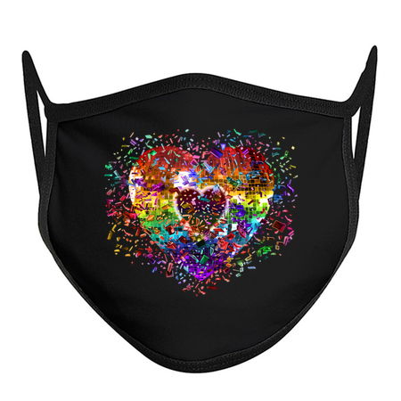 Shattered Rainbow Disco Ball Heart tiny thumbnail