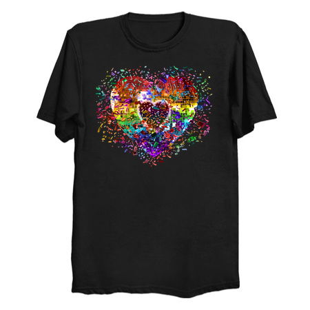 Shattered Rainbow Disco Ball Heart tiny thumbnail