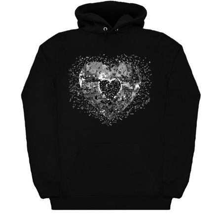 Shattered Silver Disco Ball Heart tiny thumbnail