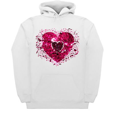 Shattered Pink Magenta Disco Heart tiny thumbnail