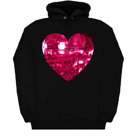 Pink Disco Ball Heart - NeatoShop