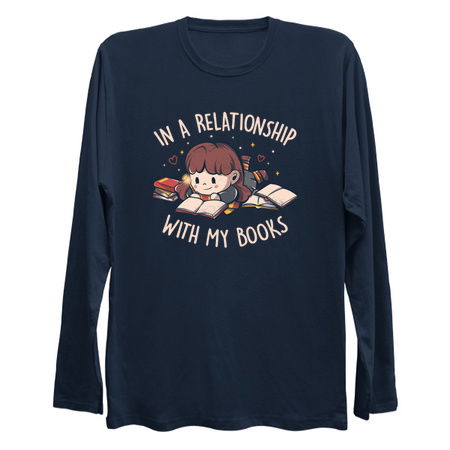 In a Relationship With My Books - Geek Book Valentine Gift tiny thumbnail