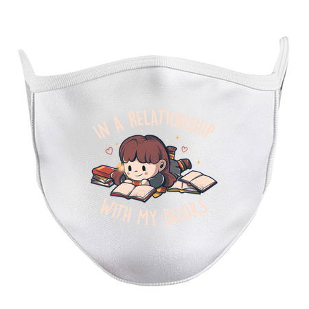 In a Relationship With My Books - Geek Book Valentine Gift tiny thumbnail