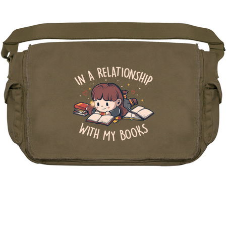 In a Relationship With My Books - Geek Book Valentine Gift tiny thumbnail