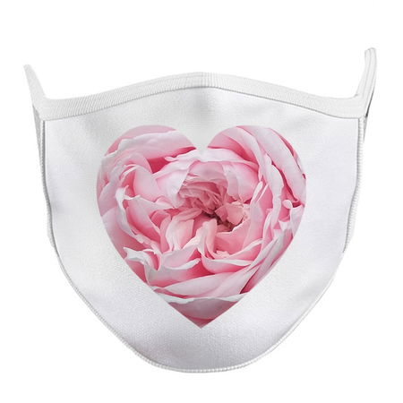 Delicate Pink Rose Flower Heart tiny thumbnail